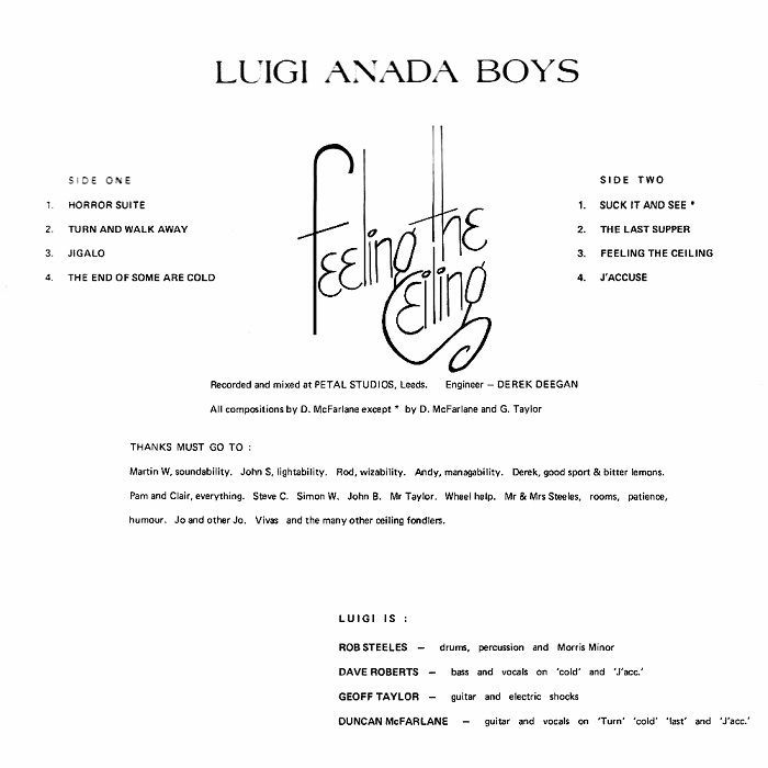 LUIGI ANA DA BOYS - Feeling The Ceiling (remastered)