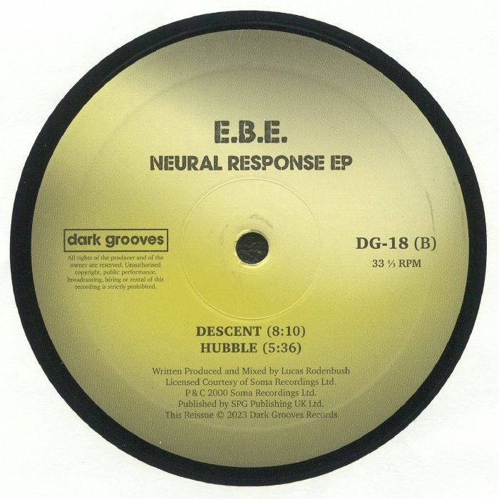 E.B.E. / Neural Response EP (Reissue) E.B.E. / Neural Response EP (Reissue)