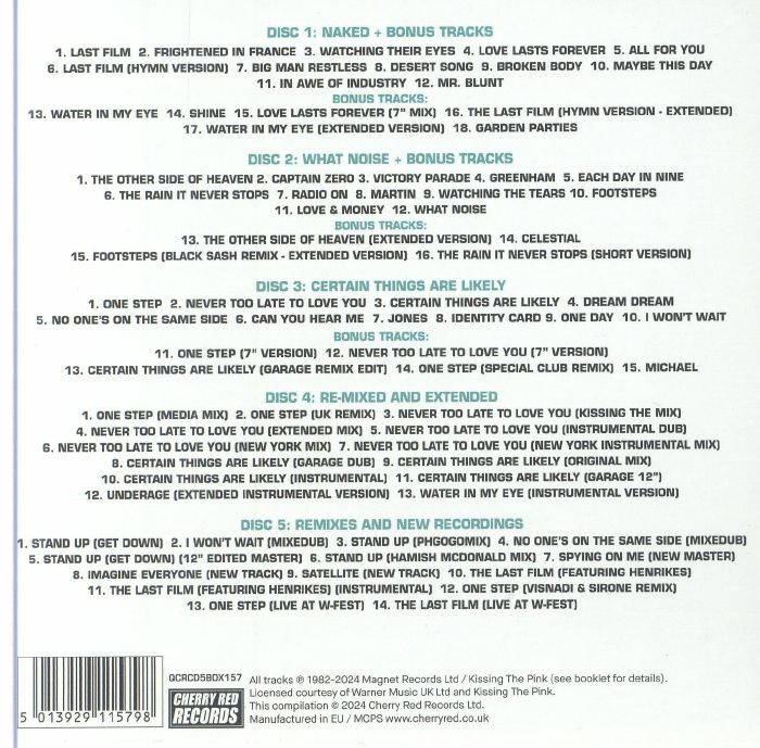 KISSING THE PINK - Anthology 1982-2024
