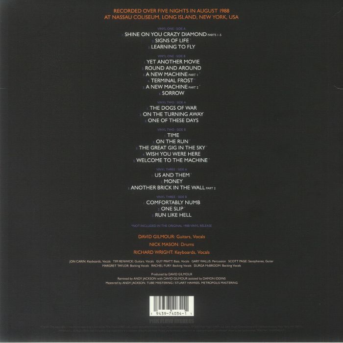 PINK FLOYD - Delicate Sound Of Thunder (remastered)