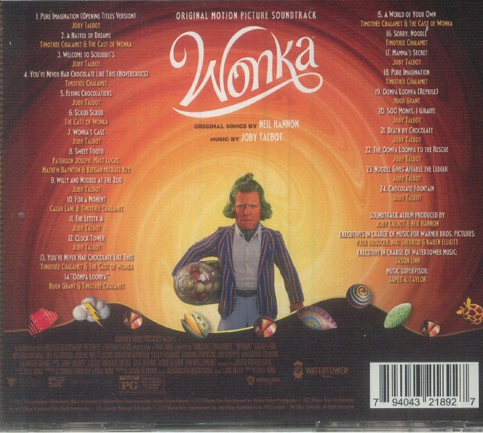 Joby TALBOT Wonka Soundtrack CD At Juno Records