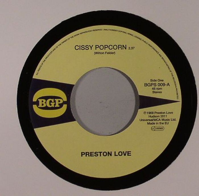 LOVE, Preston/BRENDA GEORGE - Cissy Pop Corn