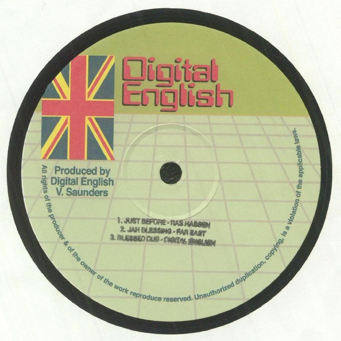 米12” Carlton Livingston / Ras Hasse Nyabinghi; Live And Learn; Nyah Dub / Just Before;  DE2 Digital English US /00200 Carlton Livingston - Nyabinghi; Live And Learn; Nyah Dub(12