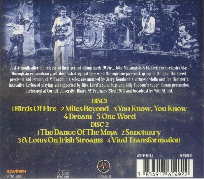 MAHAVISHNU ORCHESTRA - Cornell University New York 1973