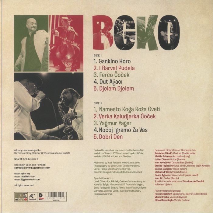 BARCELONA GIPSY KLEZMER ORCHESTRA - Balkan Reunion