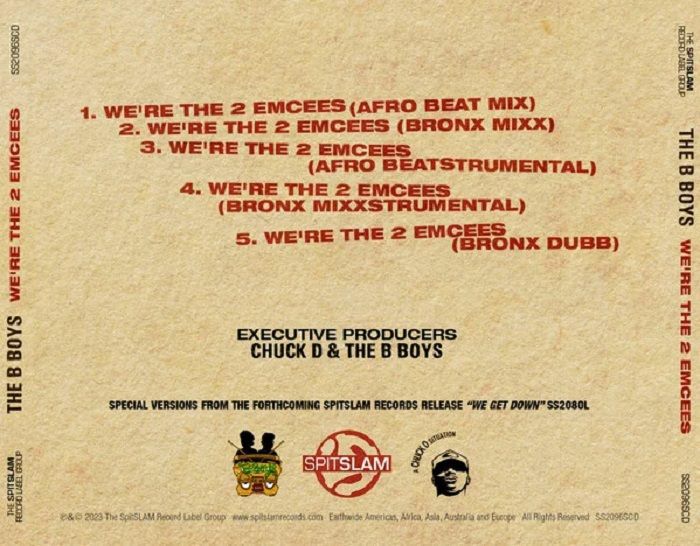 B BOYS, The - We're The 2 Emcees