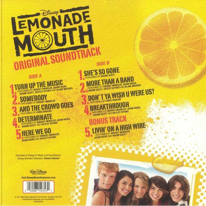 LEMONADE MOUTH/VARIOUS - Lemonade Mouth (Soundtrack) Vinyl at Juno Records.