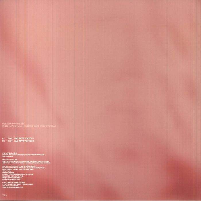 HATAKEYAMA, Chihei/HAKOBUNE/ZAKE/FROM OVERSEAS - Live Improvisations