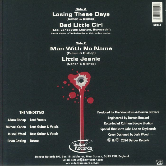 VENDETTAS, The - Losing These Days