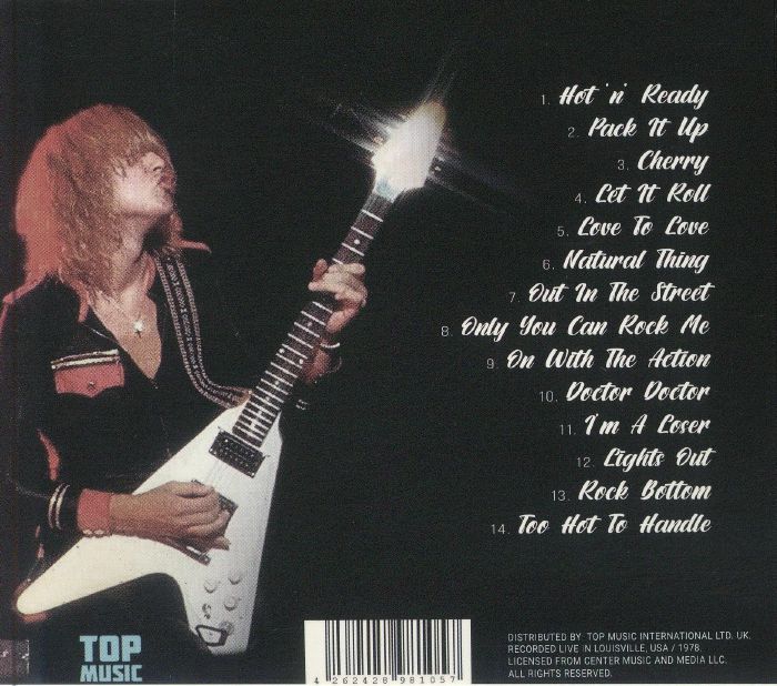 UFO - Only You Can Rock Me: Live In Louisville 1978