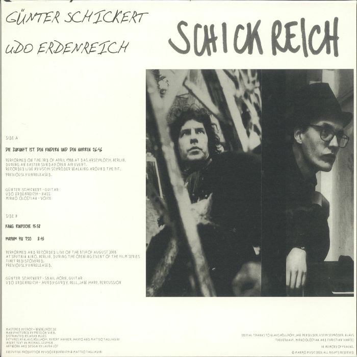 SCHICKERT, Gunter/UDO ERDENREICH - Schickreich