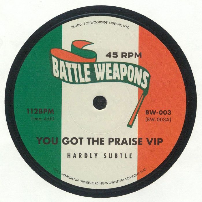 HARDLY SUBTLE/PEGGY LEE - You Got The Praise Up