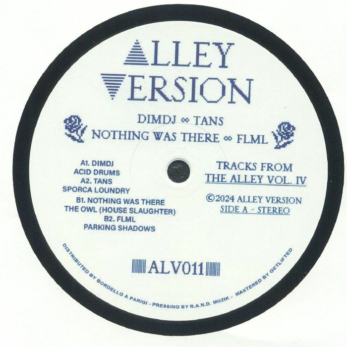 DIMDJ/TANS/NOTHING WAS THERE/FLML - Tracks From The Alley Vol IV