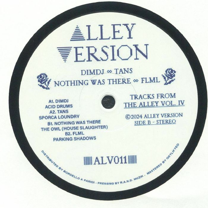 DIMDJ/TANS/NOTHING WAS THERE/FLML - Tracks From The Alley Vol IV