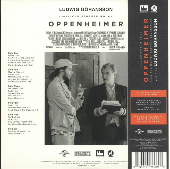 Ludwig GORANSSON - Oppenheimer (Soundtrack)