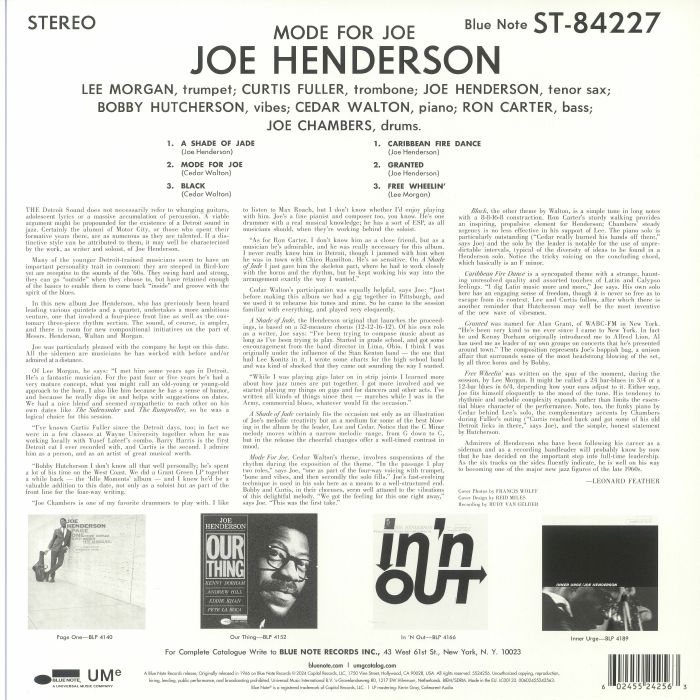 HENDERSON, Joe - Mode For Joe (Classic Vinyl Series)