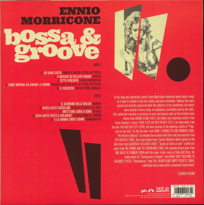 MORRICONE, Ennio - Bossa & Groove (Soundtrack)