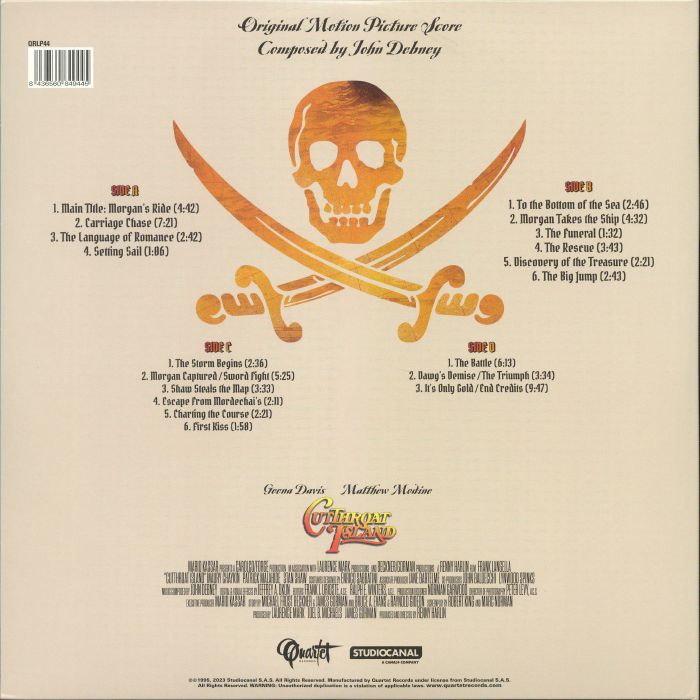 DEBNEY, John - Cutthroat Island (Soundtrack) (reissue)