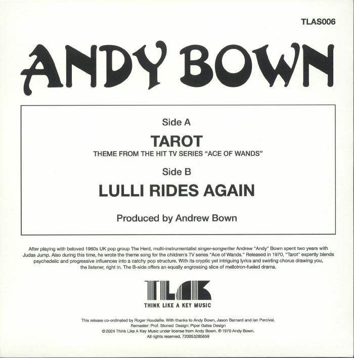 BOWN, Andrew - Tarot
