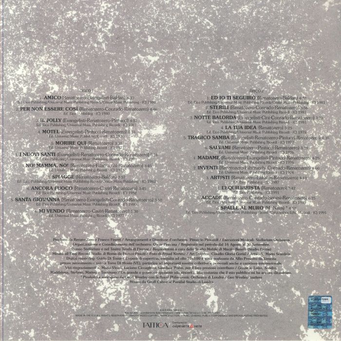 RENATO ZERO - Prometeo (reissue)