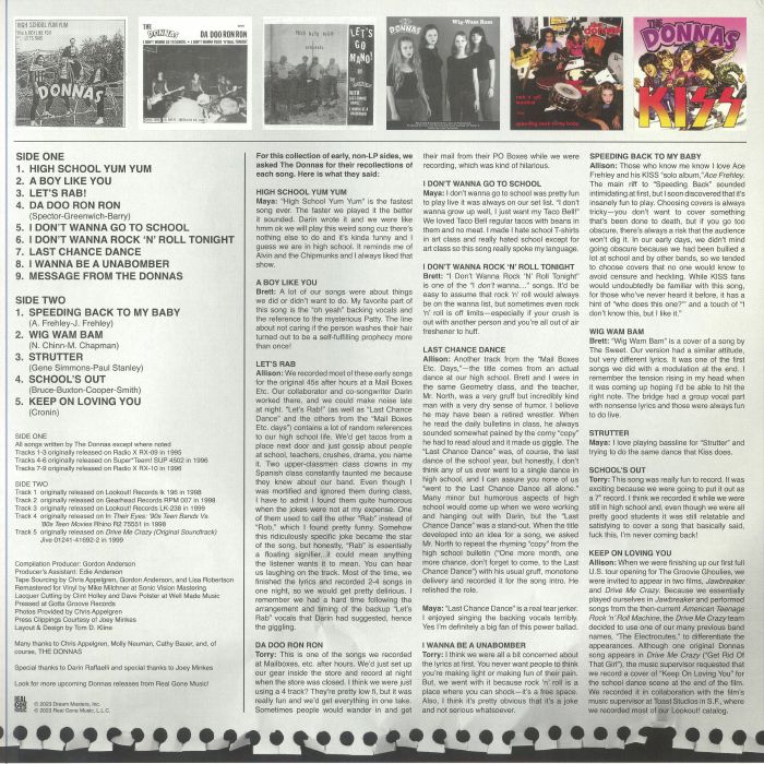DONNAS, The - Early Singles 1995-1999