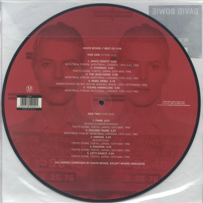 BOWIE, David - Best Of Live (reissue)