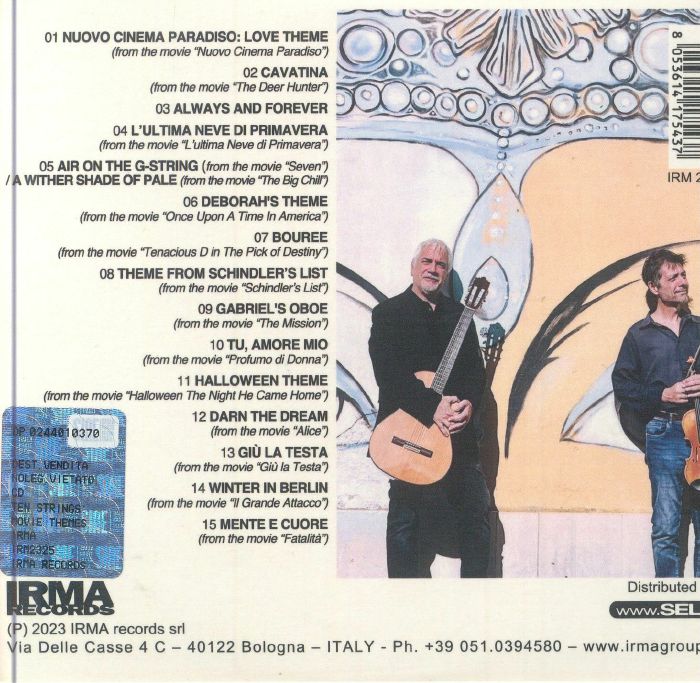PAPIK presents ALFREDO BOCHICCHIO/MARCELLO SIRIGNANO - Ten Strings: Movie Themes For Guitar & Strings