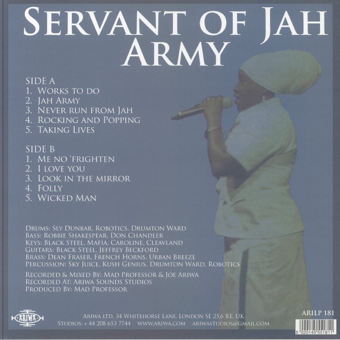 QUEEN OMEGA - Servant Of Jah Army