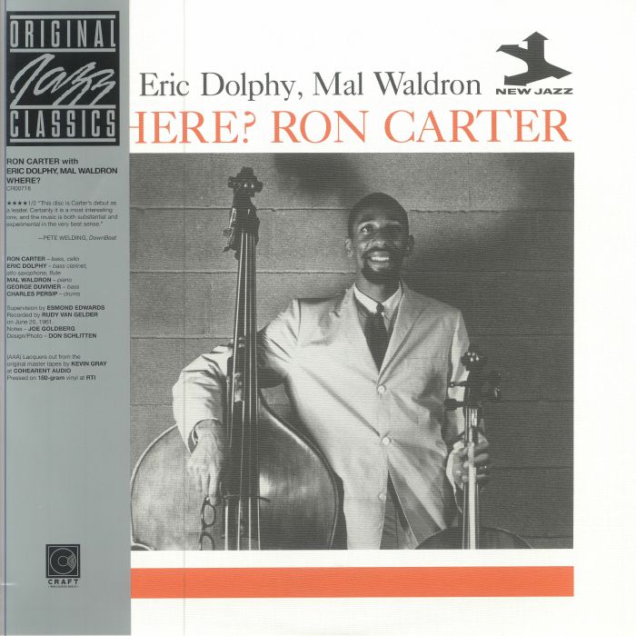 CARTER, Ron with ERIC DOLPHY/MAL WALDRON - Where?