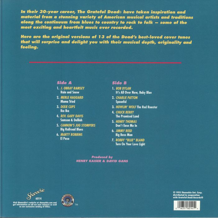 VARIOUS - The Music Never Stopped: The Roots Of The Grateful Dead