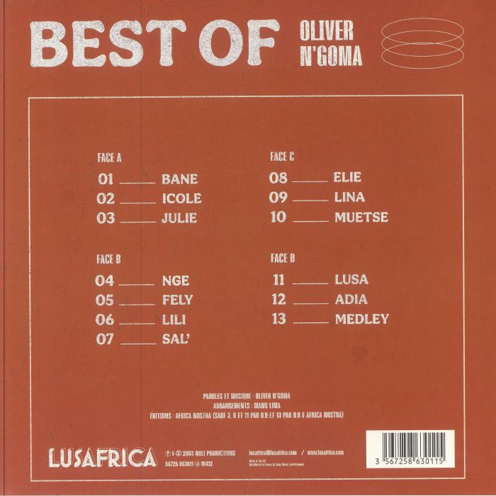 N'GOMA, Oliver - Best Of