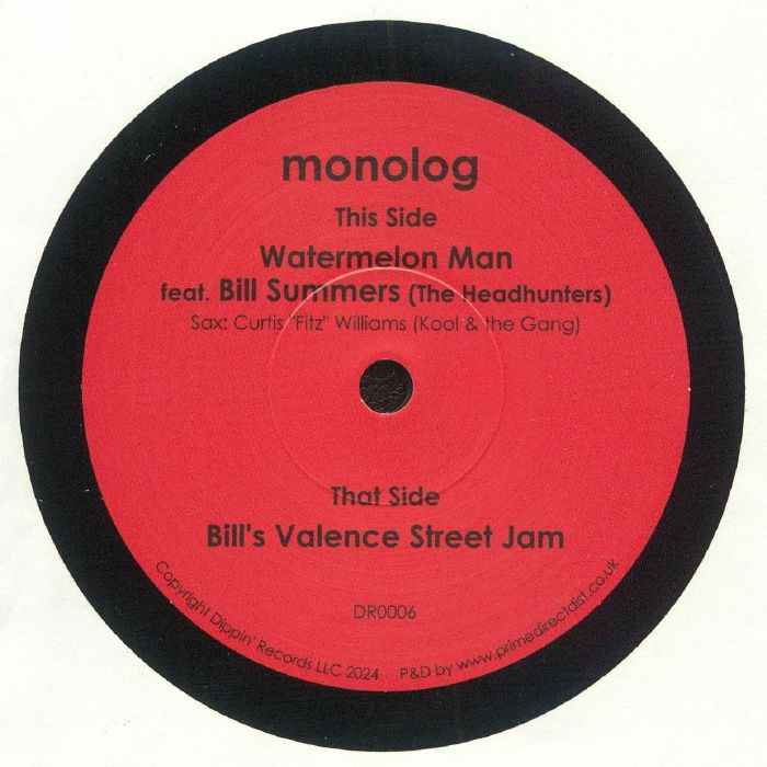 Monolog Featuring Bill Summers / Watermelon Man b/w Bill’s Valence Street Jam Monolog Featuring Bill Summers / Watermelon Man b/w Bill’s Valence Street Jam