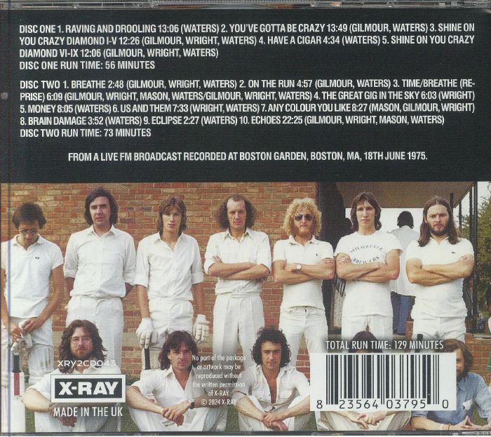 PINK FLOYD The Boston Breakout The Classic Massachusetts Broadcast