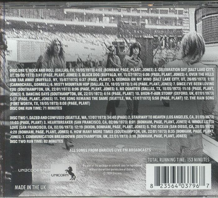 LED ZEPPELIN - Evolution In Real Time: The 1973 Broadcasts