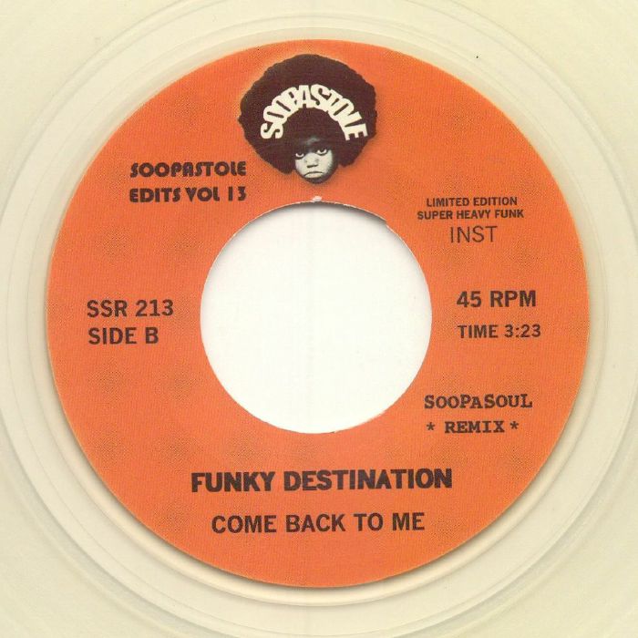 Funky Destination / Come Back To Me (Limited, Clear Vinyl!!) Funky Destination / Come Back To Me (Limited, Clear Vinyl!!)
