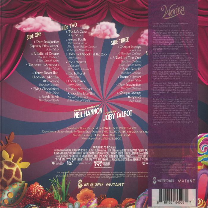 HANNON, Neil/JOBY TALBOT - Wonka (Soundtrack)