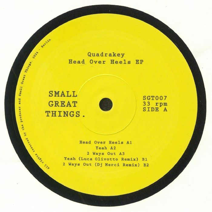 QUADRAKEY - Head Over Heels EP レコード at Juno Records