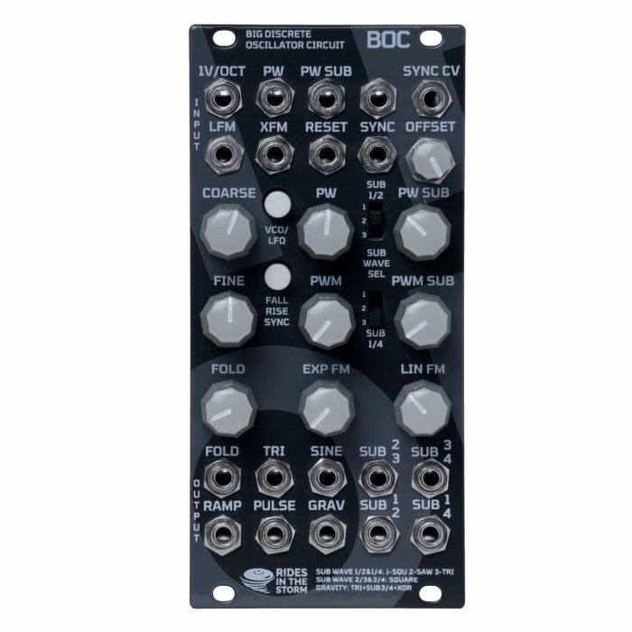RIDES IN THE STORM - Rides In The Storm BOC Discrete Analogue Oscillator Module