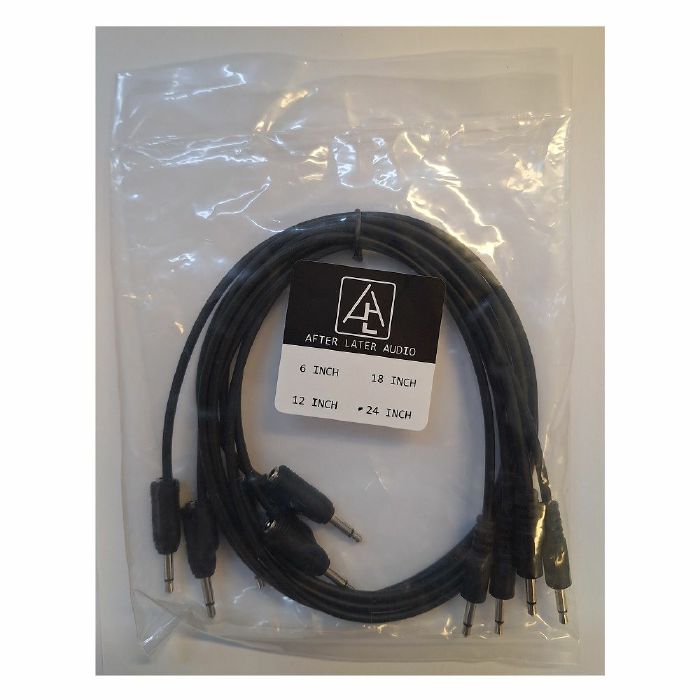 AFTER LATER AUDIO - After Later Audio 60cm Single-End Stackable Patch Cables (24", pack of 5)