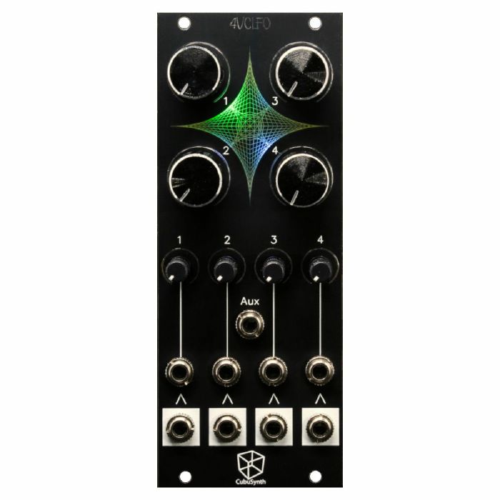 CUBUSYNTH - CubuSynth 4VCLFO Quad Voltage Controlled Low Frequency Oscillator Module