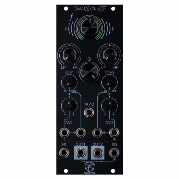 CUBUSYNTH - CubuSynth Dual CS-20 VCF Dual Multimode VCF Module With Self Oscillating Resonance