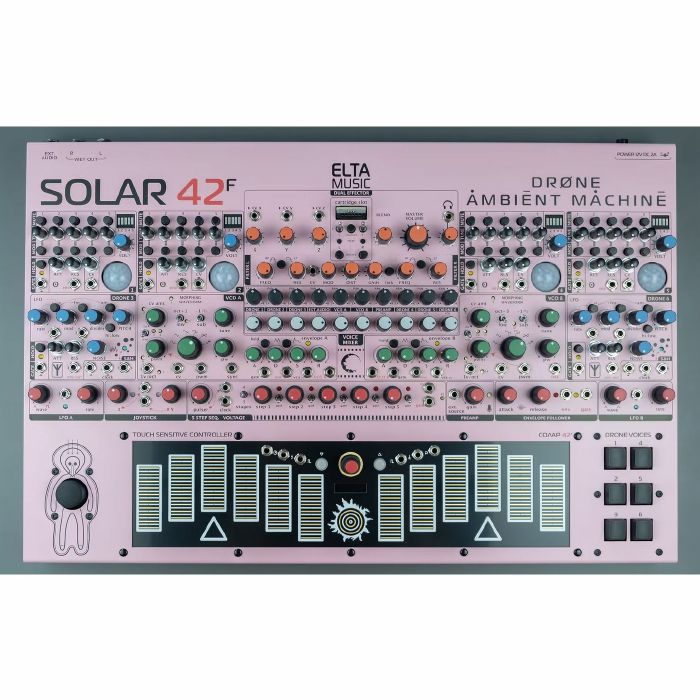 ELTA MUSIC - Elta Music Solar 42F Drone Ambient Machine & Semi-Modular Synthesiser (pink)