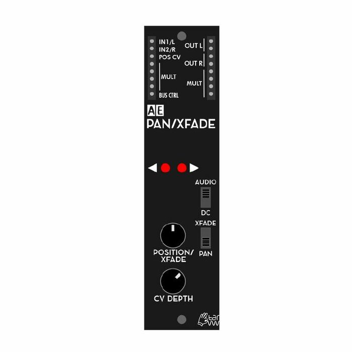 TANGIBLE WAVES - Tangible Waves AE Modular PAN/XFADE Routing Processor Module