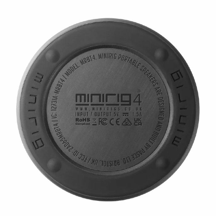 Minirig 4 Portable Rechargeable Bluetooth Speaker (ultra black)