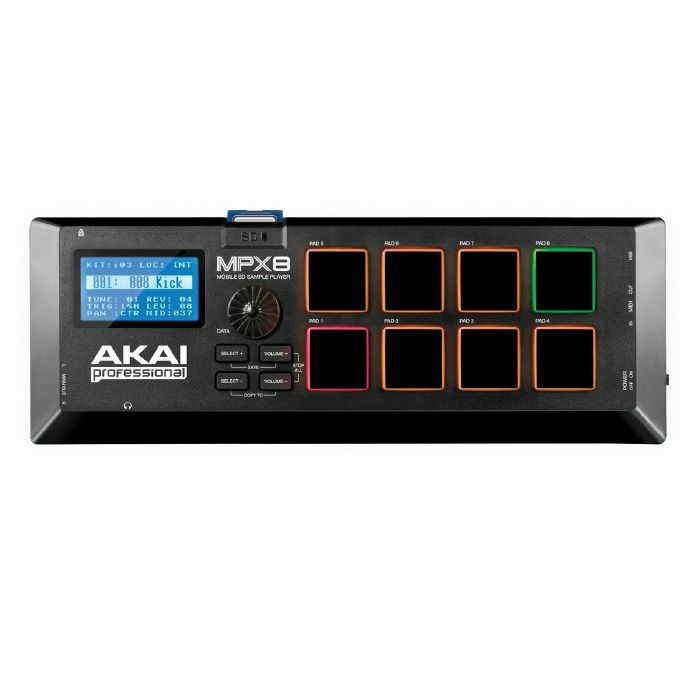 AKAI PROFESSIONAL - Akai Professional MPX8 SD Card Sample Pad Controller (B-STOCK)