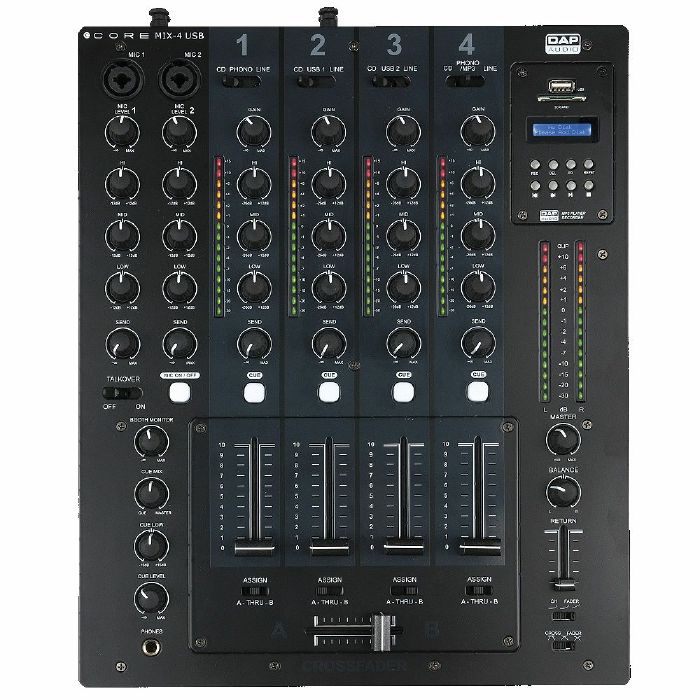 DAP - DAP Core Mix-4 USB 4-Channel DJ Mixer With USB Interface