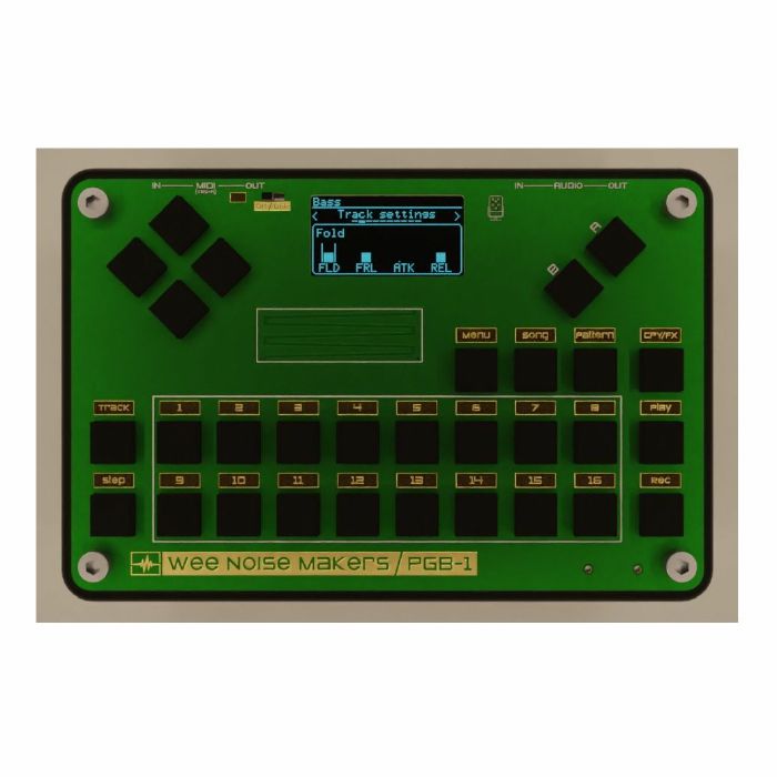 WEE NOISE MAKERS - Wee Noise Makers PGB-1 Portable GrooveBox (black aluminium case)