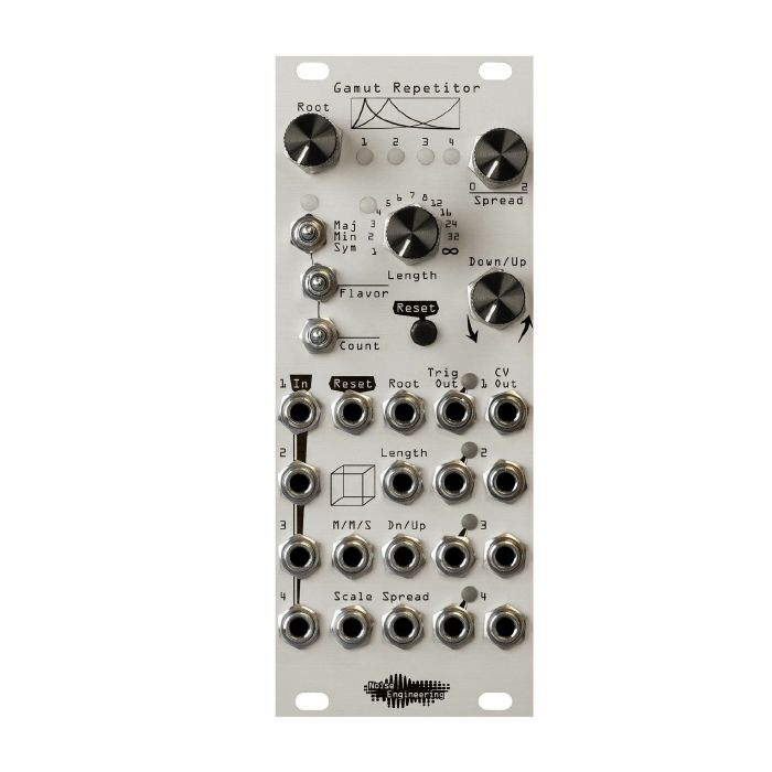NOISE ENGINEERING - Noise Engineering Gamut Repetitor Quad Looping Random Quantized Pitch & Gate Generator Module (silver)