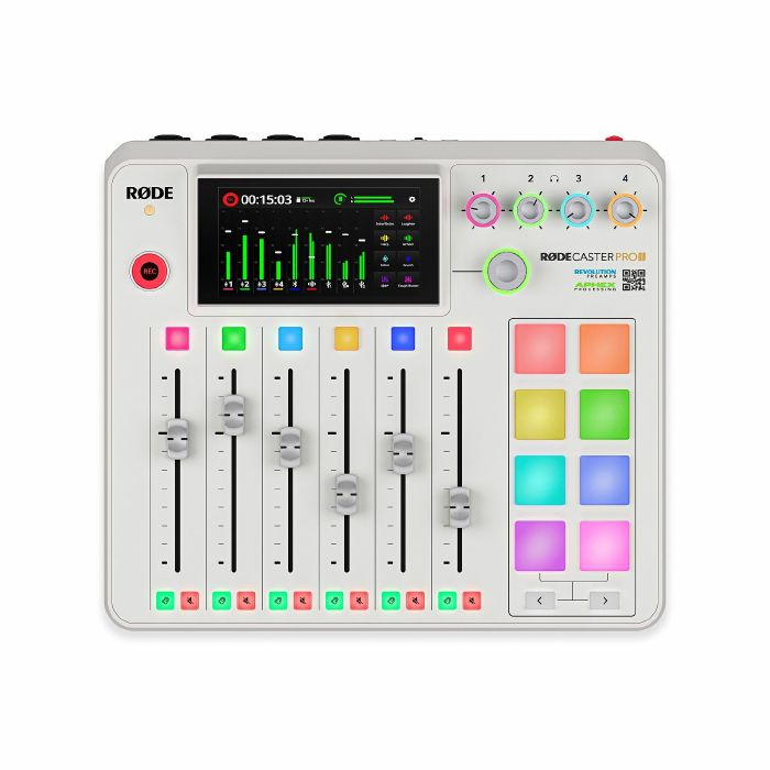 RODE - Rode RODECaster Pro II Integrated Audio Production Studio (white)