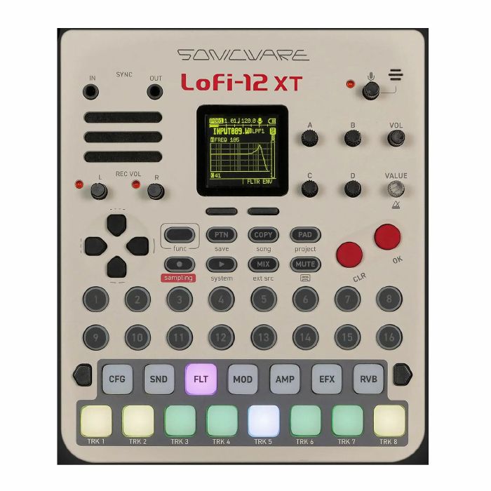 SONICWARE - Sonicware Lofi-12 XT Low-Resolution Digitised Sampler (limited retro colour)